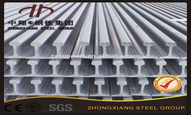 Zhongxiang High Quality ASTM Standerd Steel Rail ASCE 40 KG Light Steel Rail