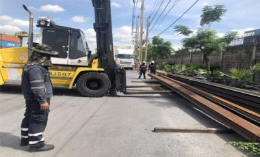 A batch of a75 rail already be delivered to Thailand