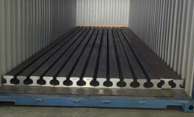 20Tons of qu120 rail will be delivered to Europe