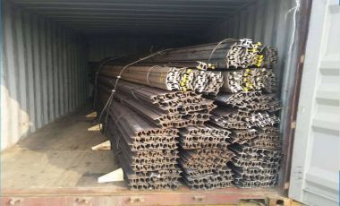 25 tons 30lbs steel rail delivered to Chile