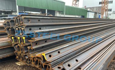 Zongxiang company export 50 tons 18lbs rail to Bolivia