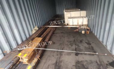 ZongXiang company export 10 tons JIS50N Rail to Ghana