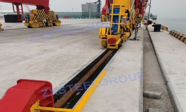 A150 Crane Rail used for Indonesia port