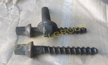 ZongXiang export a batch of railroad screw spike to UAE