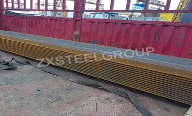 ZongXiang export 20 tons unequal angle bar to India 