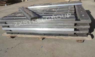 ZongXiang export 500pieces 60e1 rail joint to Tanzania