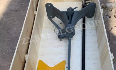 ZongXiang export 5 set railroad switch stand to Bolivia