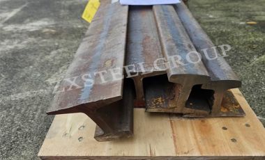 ZongXiang export 4 pieces 22kg rail and rail fishplate to Thailand