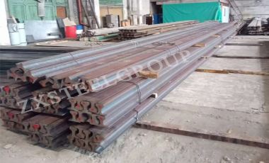 ZongXiang export 20 tons qu70 crane rail to Malaysia