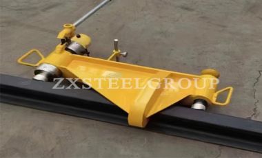 ZongXiang export 5 pieces rail bender to Bulgaria