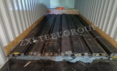 ZongXiang export 20 tons a75 crane rail to Myanmar