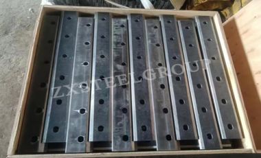 ZongXiang export 200 sets 60e1 rail fishplate to Singapore