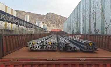 ZongXiang export 200 meters qu80 rail to Romania