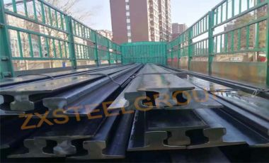 ZongXiang export 20 tons a120 crane rail to UAE