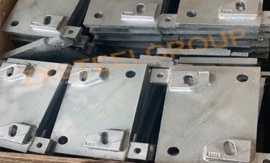 ZongXiang export a batch of rail soleplate to Vietnam