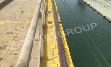 9216 Rail clamp and a100 rail used for Morocco Terminal Project