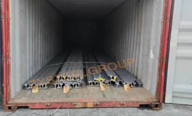 ZongXiang export a batch of 38kg rail to India