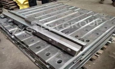 ZongXiang export a batch of customized rail fishplate to Colombia