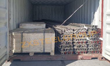 Zongxiang export 20 tons 22kgm rail to India