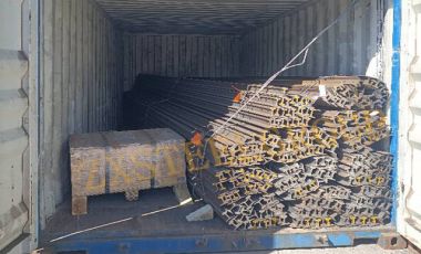 Zongxiang export a batch of rail steel and rail accessories to Vietnam