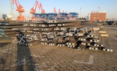 ZongXiang export a batch of A100 crane rail to UAE