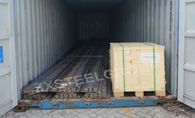 ZongXiang Exports A65 Crane Rail to India