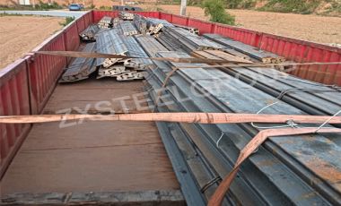 ZongXiang export a batch of a55 crane rail to Indonesia