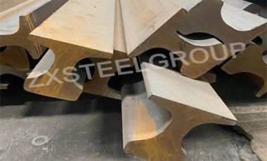 ZongXiang export 20 tons qu120 crane rail to Egypt