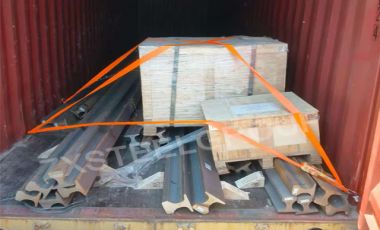ZongXiang export a batch of qu80 and qu100 crane rail to UAE