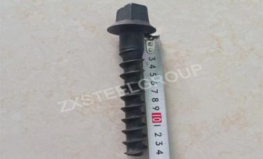 ZongXiang export 2000 pieces rail screw spikes to Malaysia