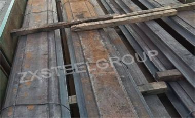 ZongXiang export a batch of a120 crane rail to Zambia