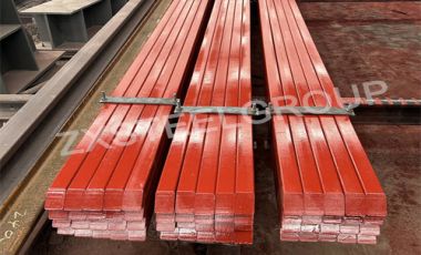 50*50mm square steel painted according to customer requirements