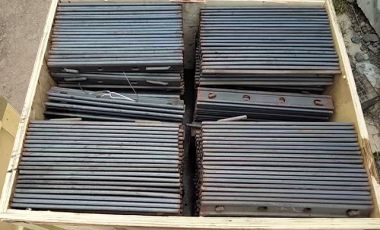 ZongXiang exported a batch of 15kg steel rail fishplate to Vietnam