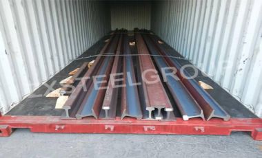 ZongXiang export 20 tons 60kg steel rail to South Africa