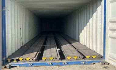 ZongXiang exported a batch of QU100 crane rail to Saudi Arabia