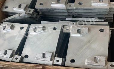 ZongXiang export 5000 pieces rail tie plate to India